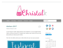 Tablet Screenshot of christallittlekitchen.com